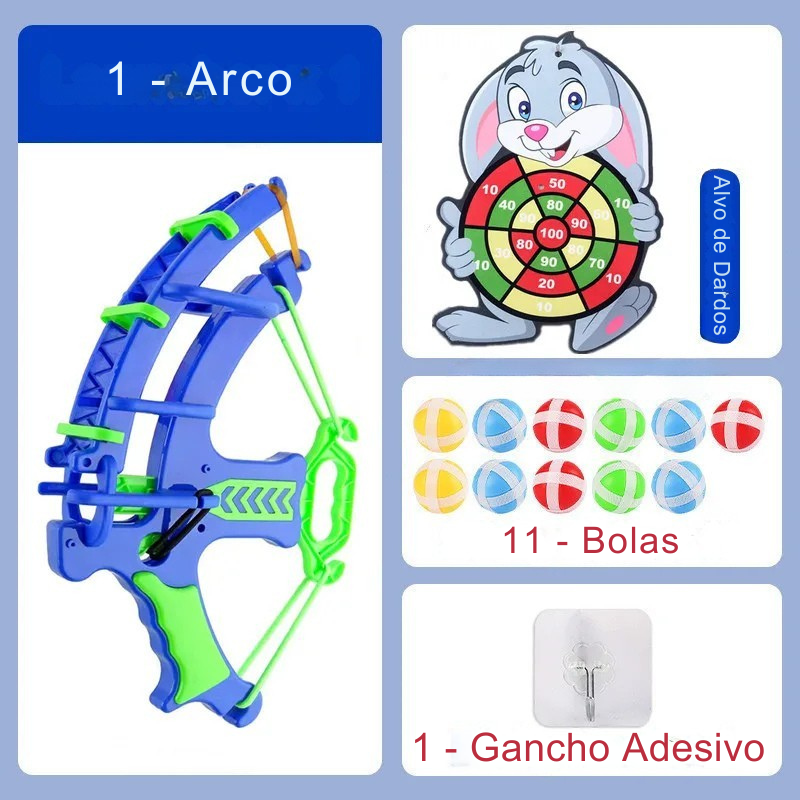 Bolinhas Mágicas™ – Arco com Alvo de Animais e Contas Divertidas