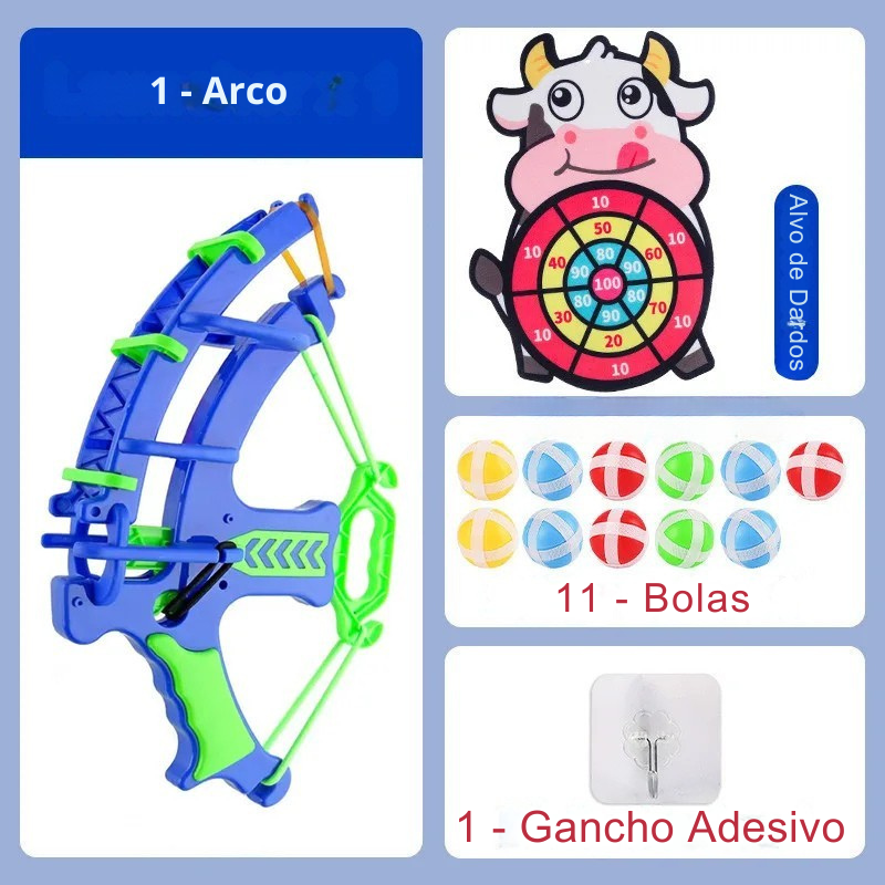 Bolinhas Mágicas™ – Arco com Alvo de Animais e Contas Divertidas